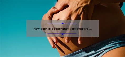 How Soon Is A Pregnancy Test Effective A Comprehensive Guide Grandrapidsobgyn