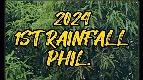 1st Rainfall In Year 2024 🌧️ Rainfall 2024 Youtube