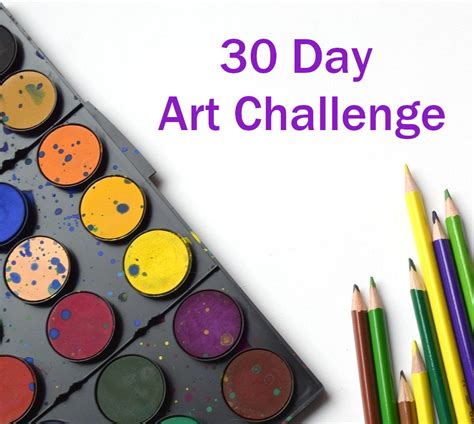 30 Day Art Challenge Ideas for Kids and Adults - Our Daily Craft