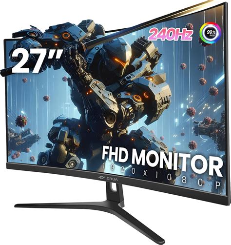 Amazon CRUA 27 Inch Curved Gaming Monitor Full HD 1920x1080P VA