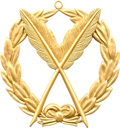 Grand Secretary Grand Lodge Masonic Officer Jewel - RBL-41-