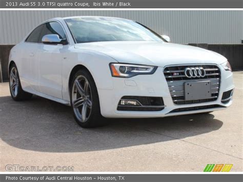 Ibis White 2013 Audi S5 30 Tfsi Quattro Coupe Black Interior