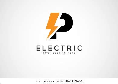 Initial Letter R Electric Logo Letter Stock Vector Royalty Free