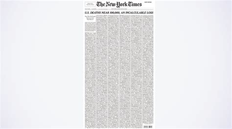 Viral News | The New York Times Pay Homage Dedicating Its Sunday Front ...