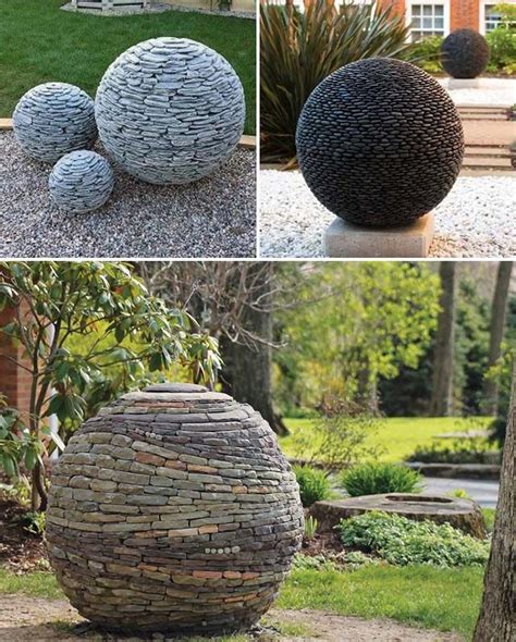 49 Easy Diy Garden Art Design Ideas Garden Balls Garden Globes