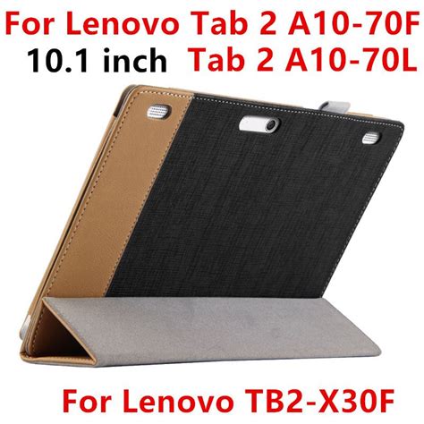 Case For Lenovo TAB 2 A10 70 L A10 70F Protective Smart Cover Leather