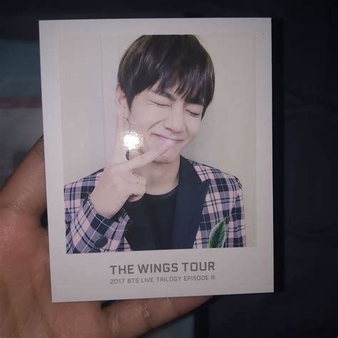 Bts Taehyung V Wings Tour Polaroid Hobbies Toys Memorabilia