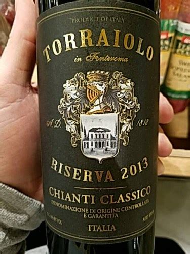 Conti Torraiolo Chianti Classico Riserva Vivino Australia