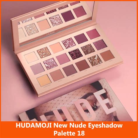 Hudamoji Nude Eyeshadow Palette Colors Gutspk