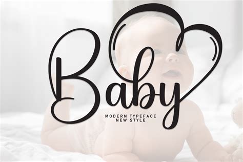 Baby Font By Andikastudio Creative Fabrica