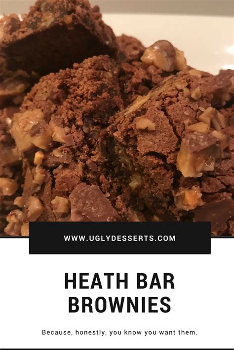 Heath Bar Brownies | Heath bars, Desserts, Brownies