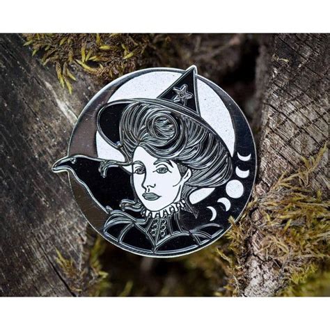 Sale Witch Raven Soft Enamel Pinwitchypentaclepinlapel Pin