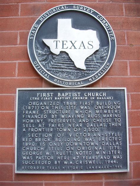 First Baptist Church (The First Baptist Church in Dallas) - TEXAS ...