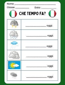 Che Tempo Fa By Viva L Italiano Tpt