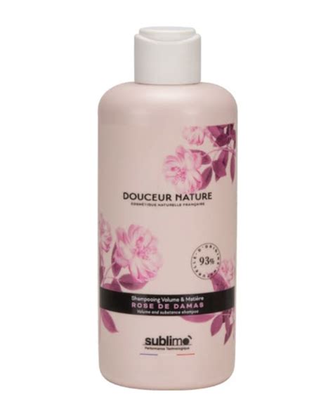 Shampooing Volume Mati Re Douceur Nature Sublimo Soin Cheveux Fins