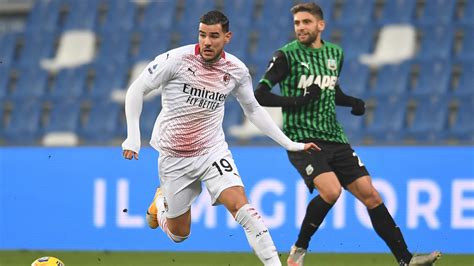 Sassuolo Milan 1 2 Pagelle Theo Hernandez Dominante Leão Da Record