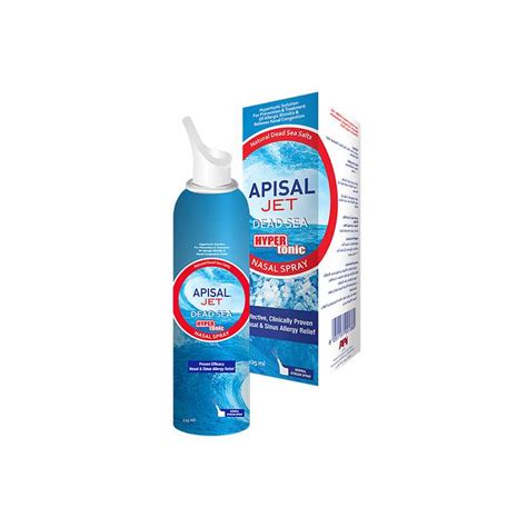 Apisal Jet Dead Sea Hyper Tonic Nasal Spray 125ml Sifsaf