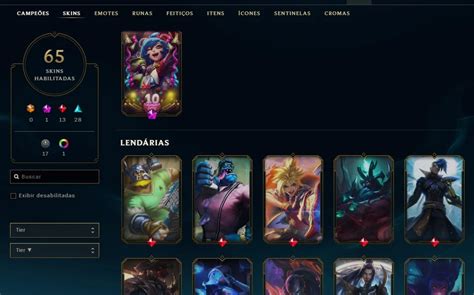 Conta Lvl 200 65 Skins League Of Legends Lol DFG