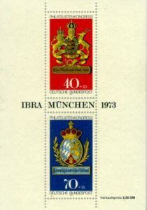 Stamp Stampexhibition Ibra M Nchen Germany Federal Republic Stamp