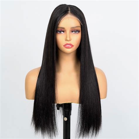 Double Drawn Straight Hair Glueless Lace Wig Asteriahair