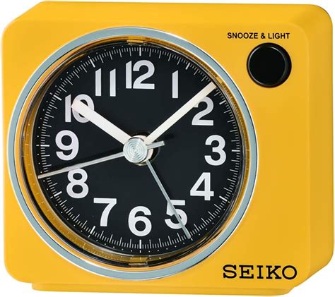 Jp セイコークロックseiko Clock 置き時計 黄 本体サイズ 64×74×54cm 目覚まし時計