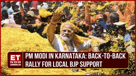 PM Modi Rally Marathon In Karnataka Former CM Jagadish Shettar Extends