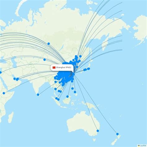 Shanghai Pvg Flight Routes And Destinations Flight Routes