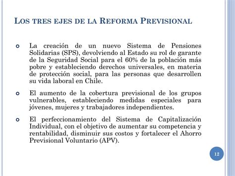 Ppt La Reforma Previsional Claves Y Lecciones De Una Transformación