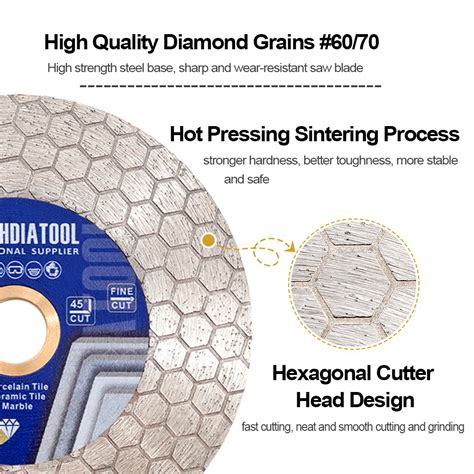 Dia105 115 125MM Double Sided Diamond Saw Blade Cutting Grinding Disc