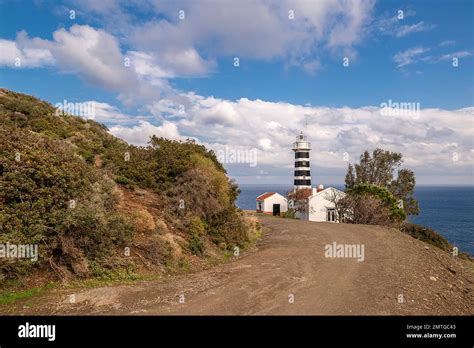 Sarpincik Lighthouse Located At The Westernmost Tip Of Turkey Stock