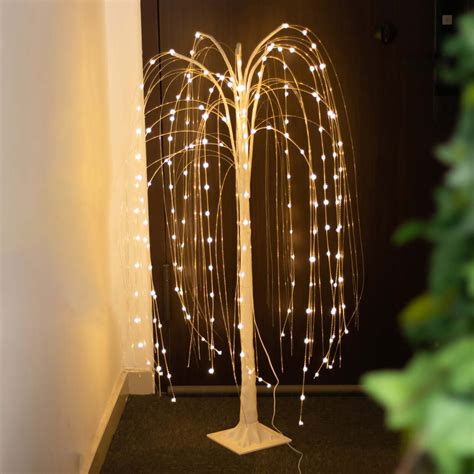 Efavormart Ft Warm White Led Fairy Lighted Artificial Weeping