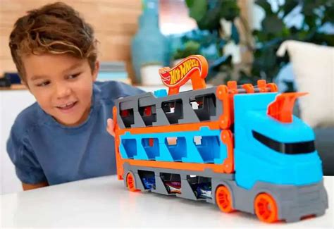 Hot Wheels City Speedway Hauler Exclusive Storage Carrier Mattel Toys Toywiz