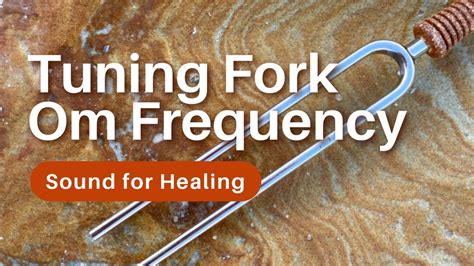 TUNING FORK Sound For Healing Om Healing Frequency 136 1 Hz Earth