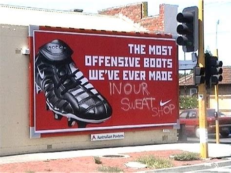 Subvertise Nike In Our Sweatshop Billbord