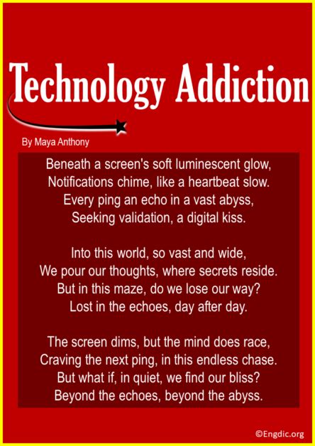 10 Best Poems About Technology Addiction Engdic