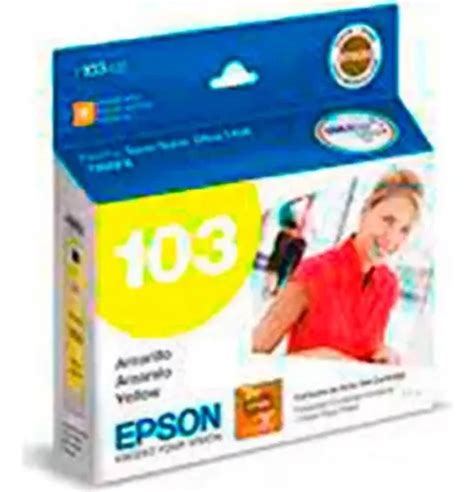 Cartucho Epson 103 Amarelo T103420 Original Parcelamento Sem Juros