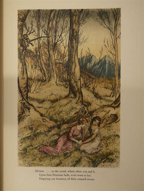 Illustration From Midsummer Nights Dream A Midsummer Nights Dream Arthur Rackham Midsummer