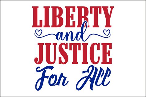 Liberty And Justice For All Graphic By Mninishat · Creative Fabrica