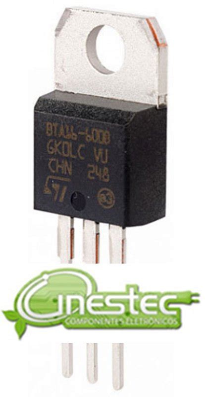 BTA16 600B TRIAC 16A 600V TO 220 Cinestec