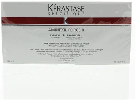 Kerastase Specifique Aminexil Force R Traitement Anti Chute 10 X 6 Ml