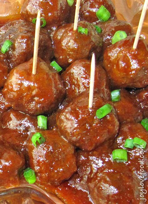 Slow Cooker Sweet Sour Meatballs Joy Love Food