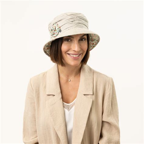 Chapeau En Tissu Linella Flower By Lierys