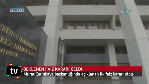 Merkez Bankası dan merakla beklenen faiz kararı geldi Dailymotion Video