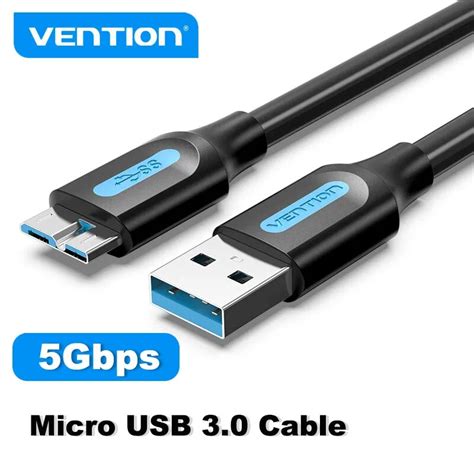 Vention Cable De Disco Duro Externo Micro B Cable USB 3 0 De Carga