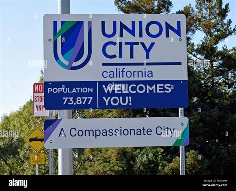 Union City California Sign Stock Photo Alamy