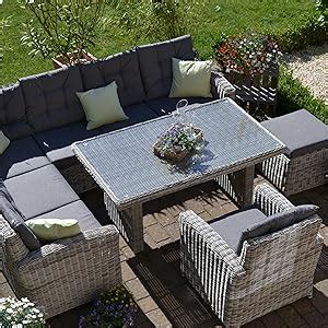 Bomey Manhattan Rattan Lounge Set I Garden Furniture Set Pieces