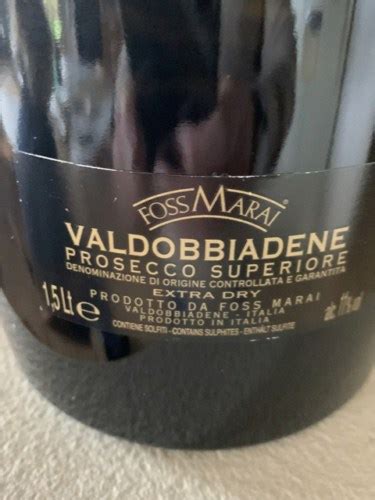 Foss Marai Valdobbiadene Prosecco Superiore Extra Dry Vivino US