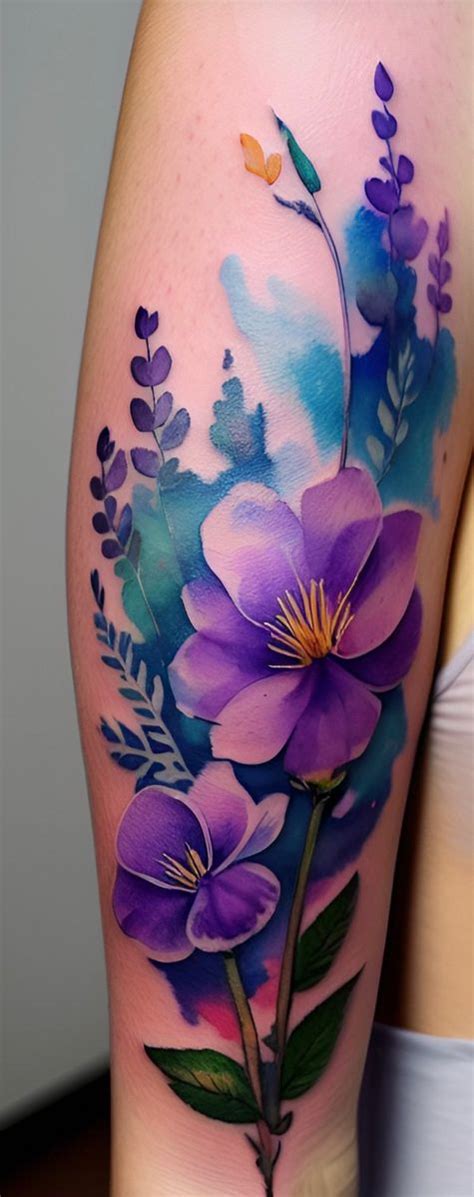 24 Watercolor Tattoo Inspiration: Embracing Vibrant Artistry