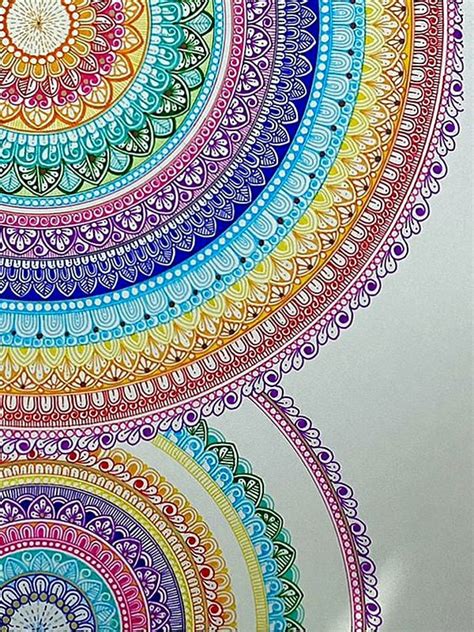 Colorful Mandalas Painting By Rashi Agrawal Exotic India Art