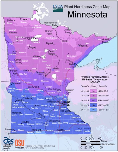 Minnesota Climate Zones (2012) – Garden Bite